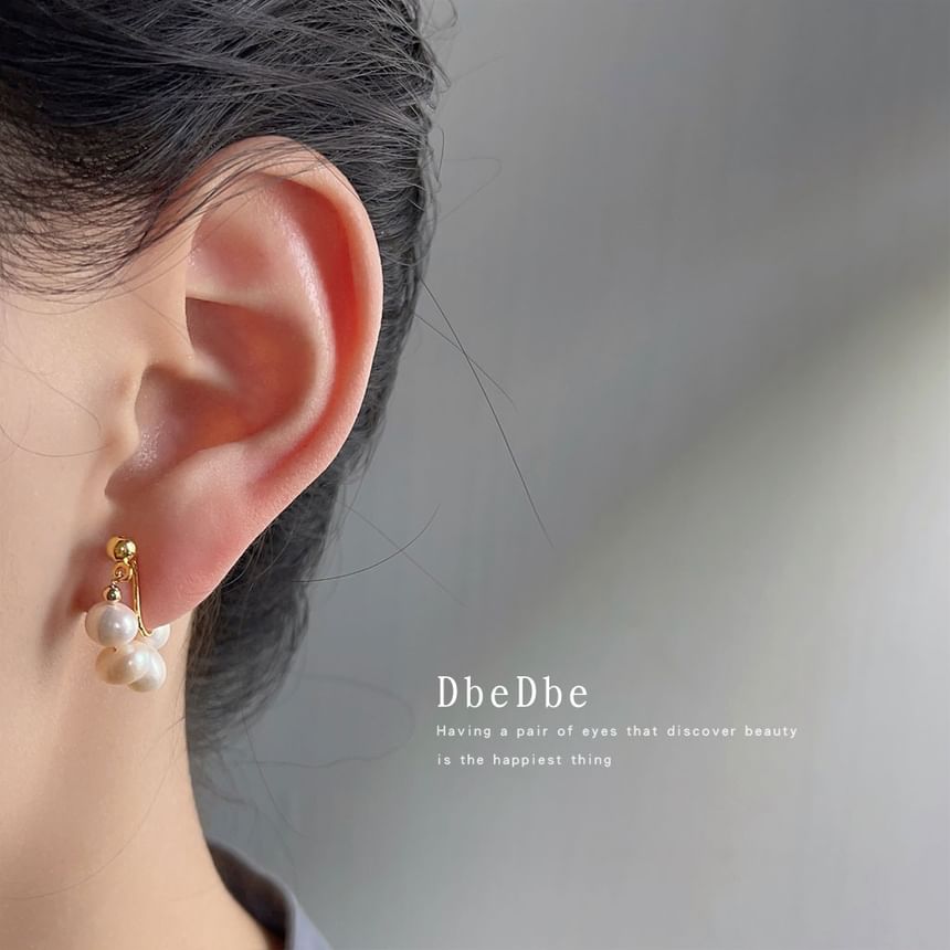 Earring Pearl Faux Clip-On