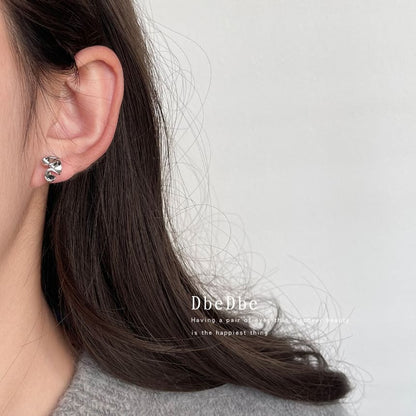 Ruffle Clip-On Earring