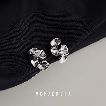 Ruffle Clip-On Earring