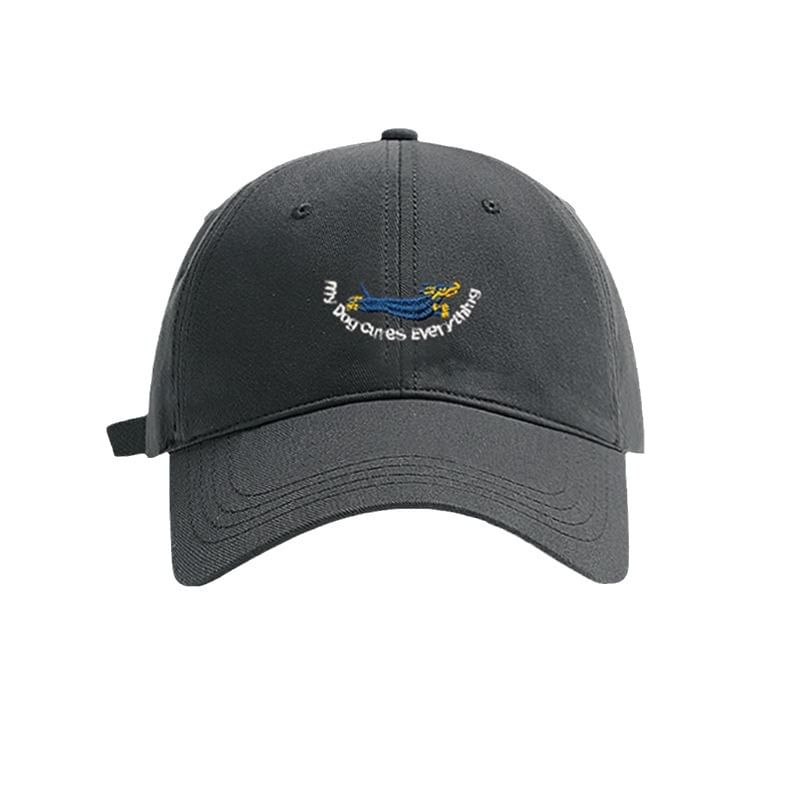 Embroidered Baseball Cap Dog