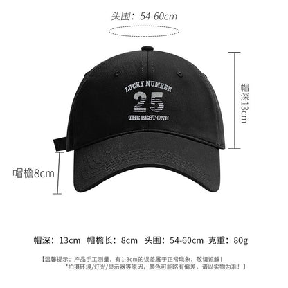 Number Baseball Cap Embroidered