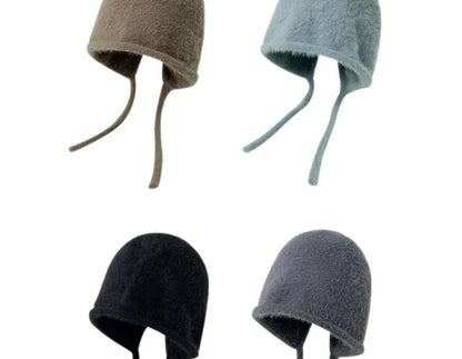 Cloche Hat Knit Plain