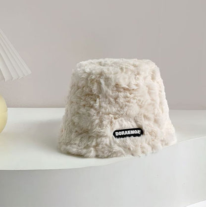 Lettering Hat Fleece Bucket