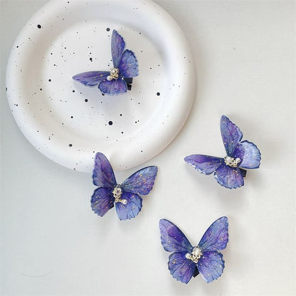 Butterfly Hair Clip Plastic