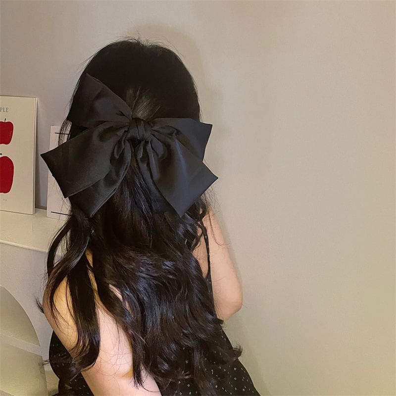 Plain Clip Bow Hair