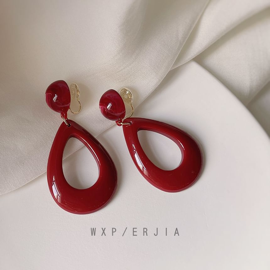 Acrylic Droplet Drop Earring