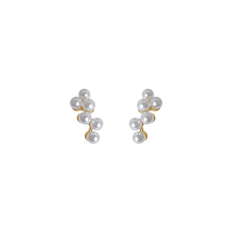Cuff Ear Faux Pearl Alloy