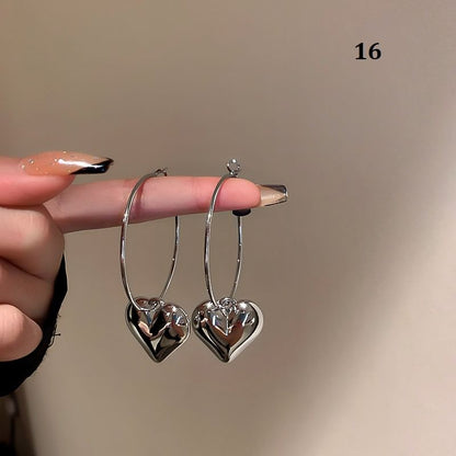 Silver Tone Earring (Various Designs)
