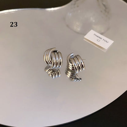 Silver Tone Earring (Various Designs)