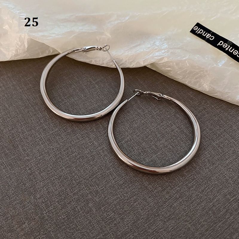 Silver Tone Earring (Various Designs)