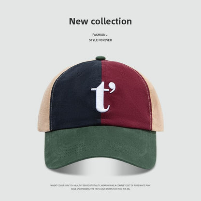 Embroidered Baseball Color Cap Block Lettering