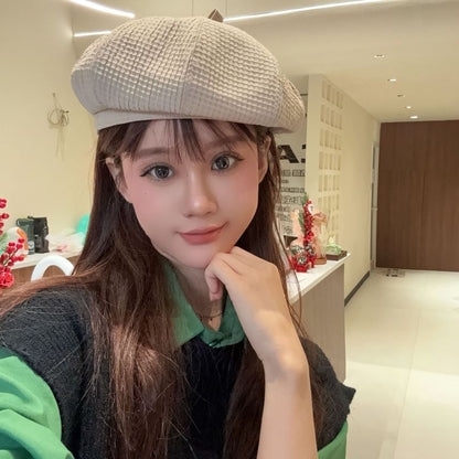 Waffle Beret Plain