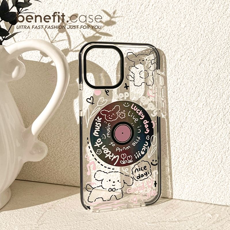 Animal Vinyl Case Record Phone