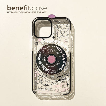 Animal Vinyl Case Record Phone