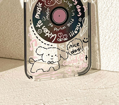 Animal Vinyl Case Record Phone