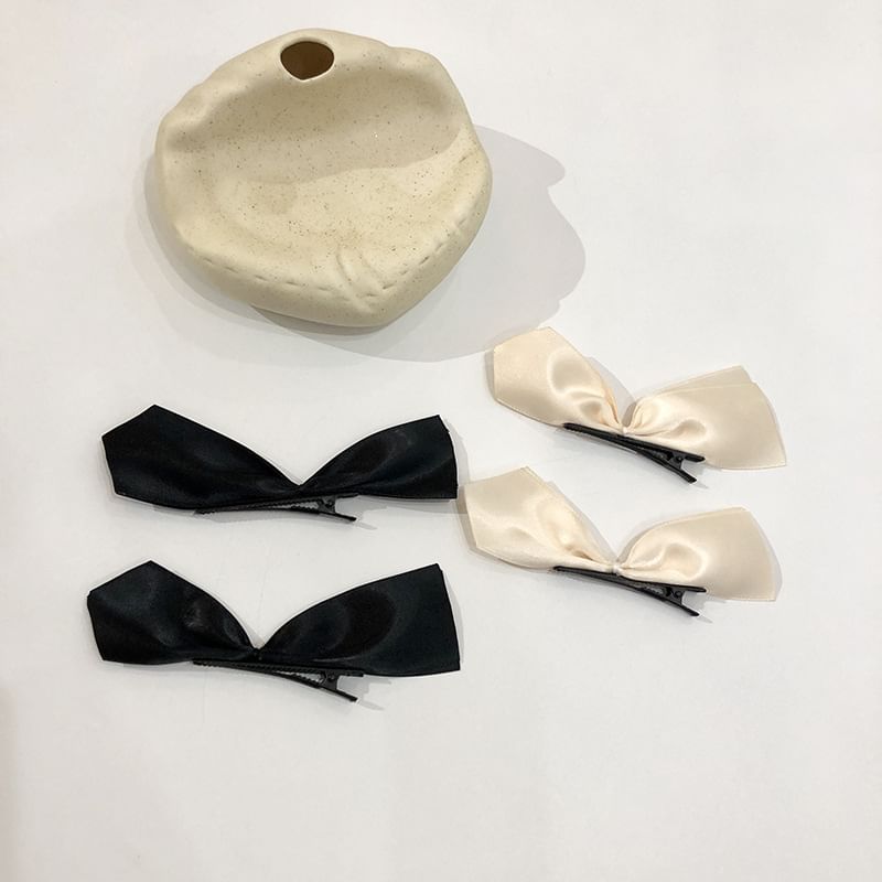 Clip Bow Fabric Hair