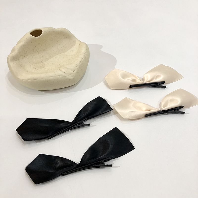 Clip Bow Fabric Hair