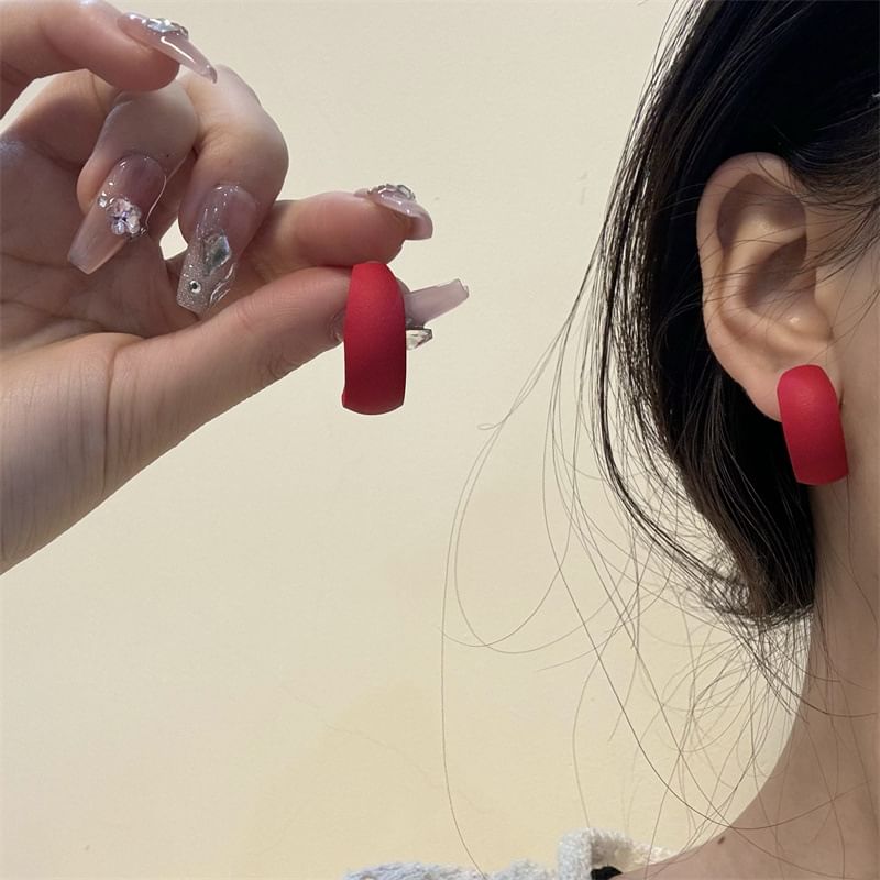 Hoop Open Earring Alloy Designs) (Various