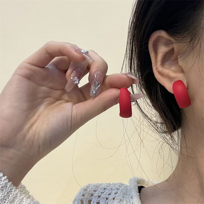 Hoop Open Earring Alloy Designs) (Various