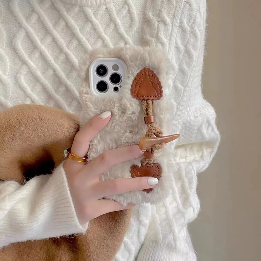 Toggle Button Chenille Phone Case