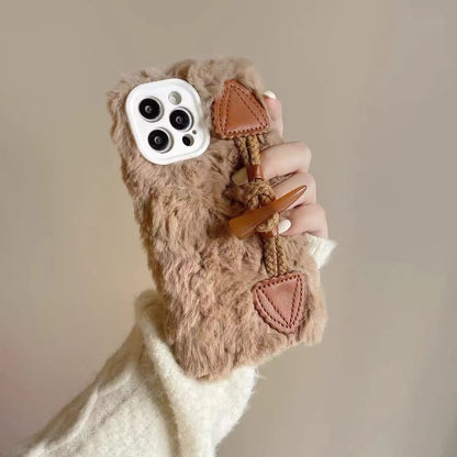 Toggle Button Chenille Phone Case