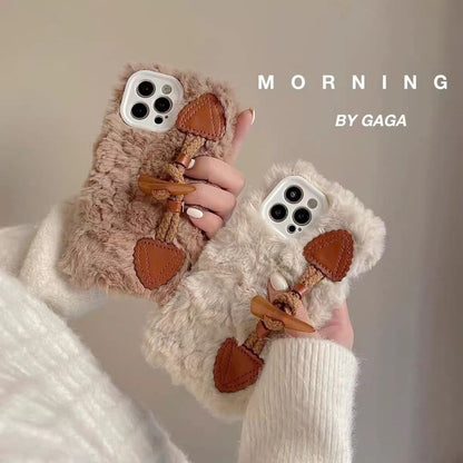 Toggle Button Chenille Phone Case