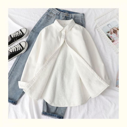 Shacket Plain Collared