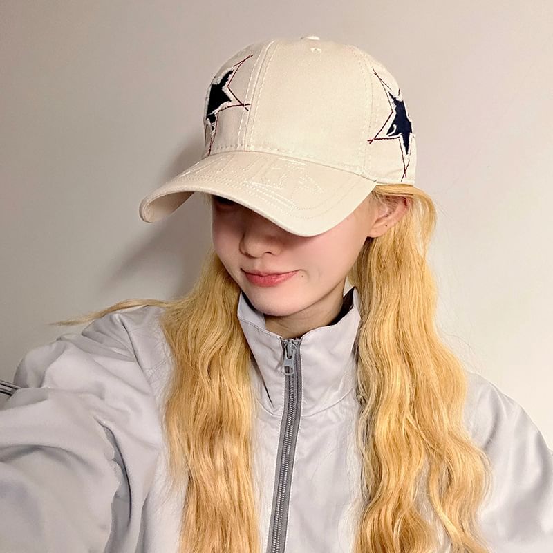 Star Cap Embroidered Baseball