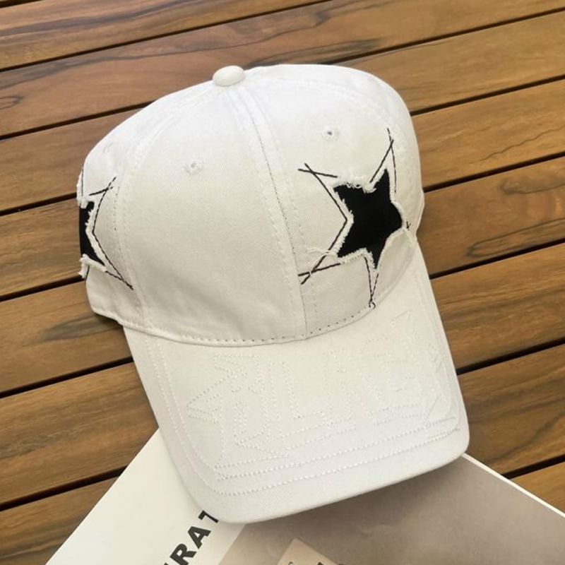 Star Cap Embroidered Baseball