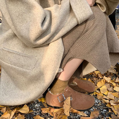Fleece-Lined Slip-Ons