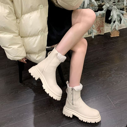 Boots Short Fleece-Lined