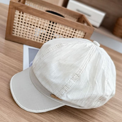 Cap Metal Plate Newsboy