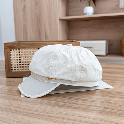 Cap Metal Plate Newsboy