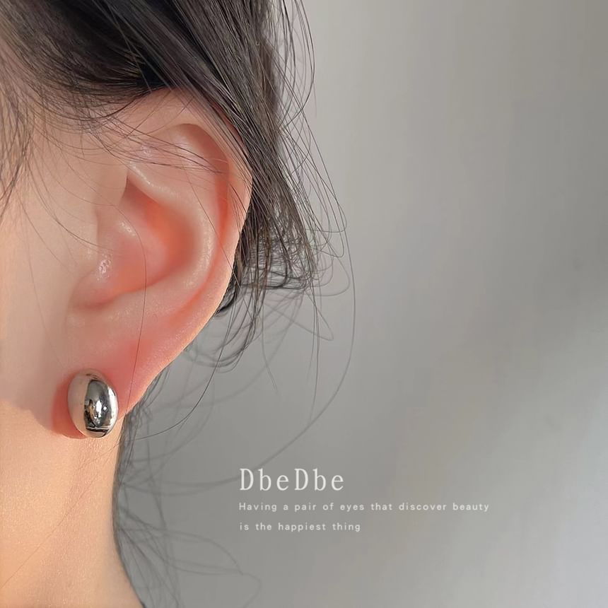 Alloy Ear Bead Cuff Polished