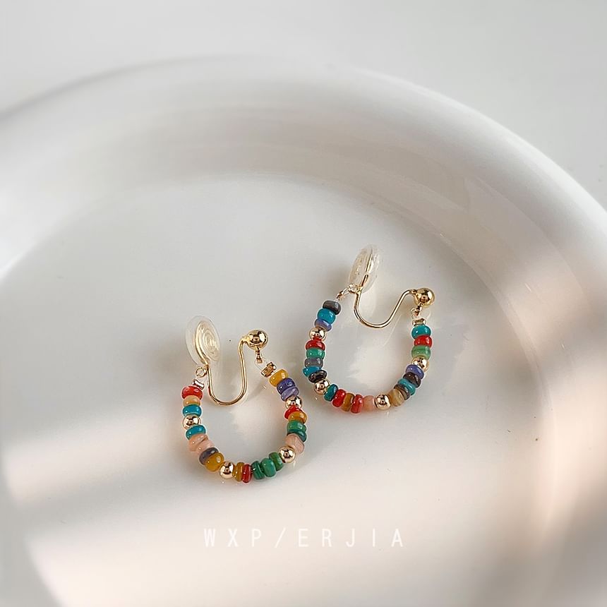 Ear Alloy Bead Hoop Cuff