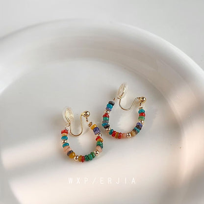 Ear Alloy Bead Hoop Cuff