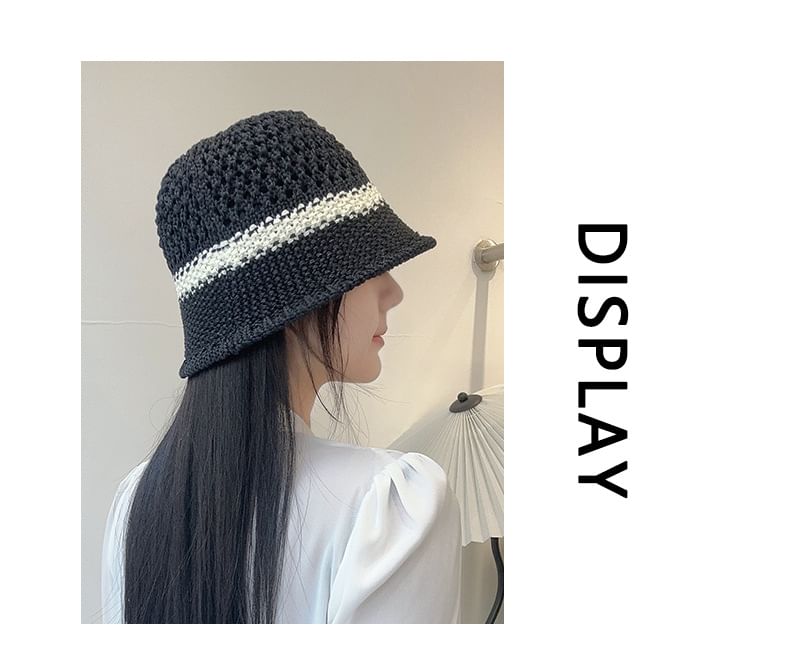 Foldable Straw Hat Bucket