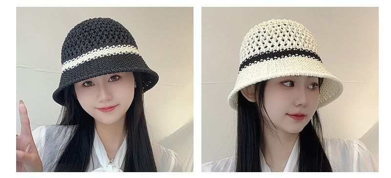 Foldable Straw Hat Bucket