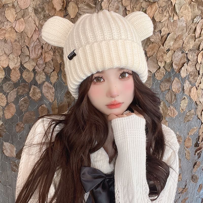 Beanie Bear Knit Ear