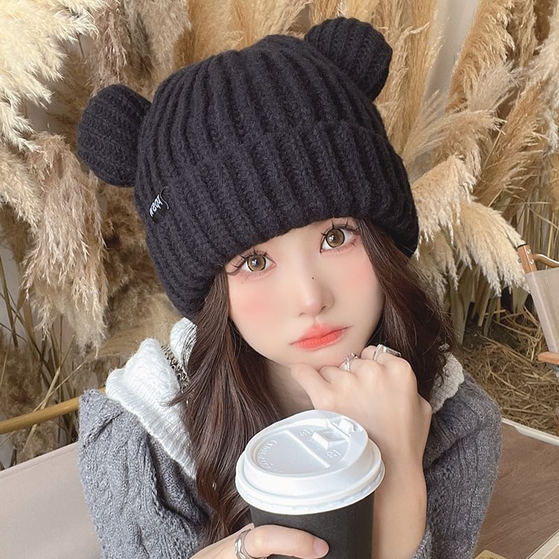 Beanie Bear Knit Ear