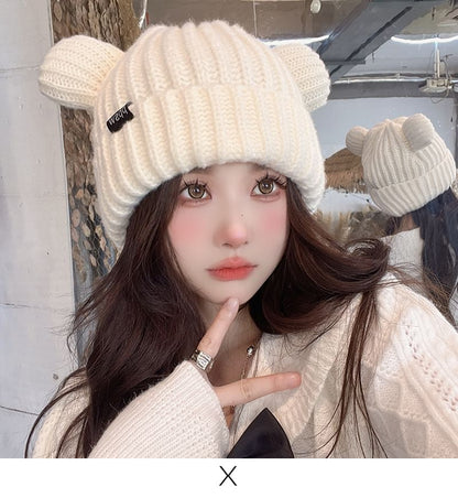 Beanie Bear Knit Ear