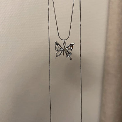 Butterfly Necklace Pendant