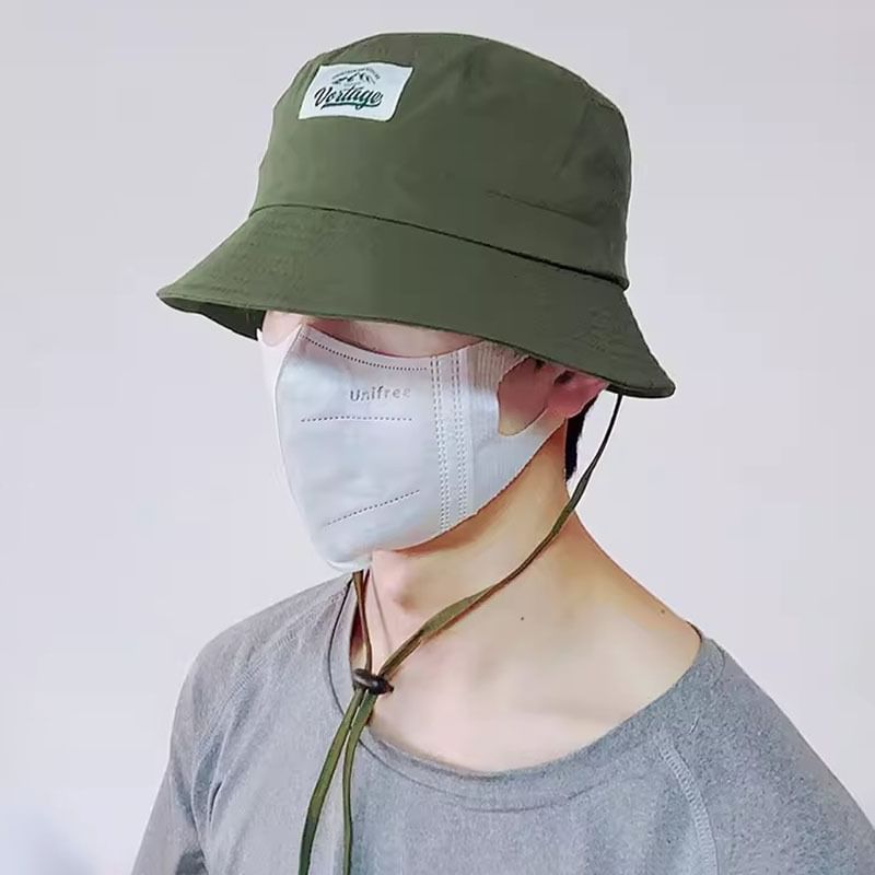 Applique Lettering Bucket Hat