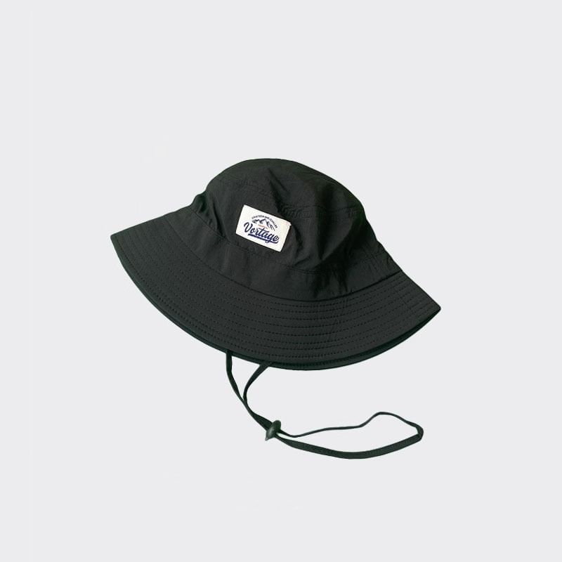 Applique Lettering Bucket Hat