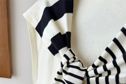 Shawl Striped Knit