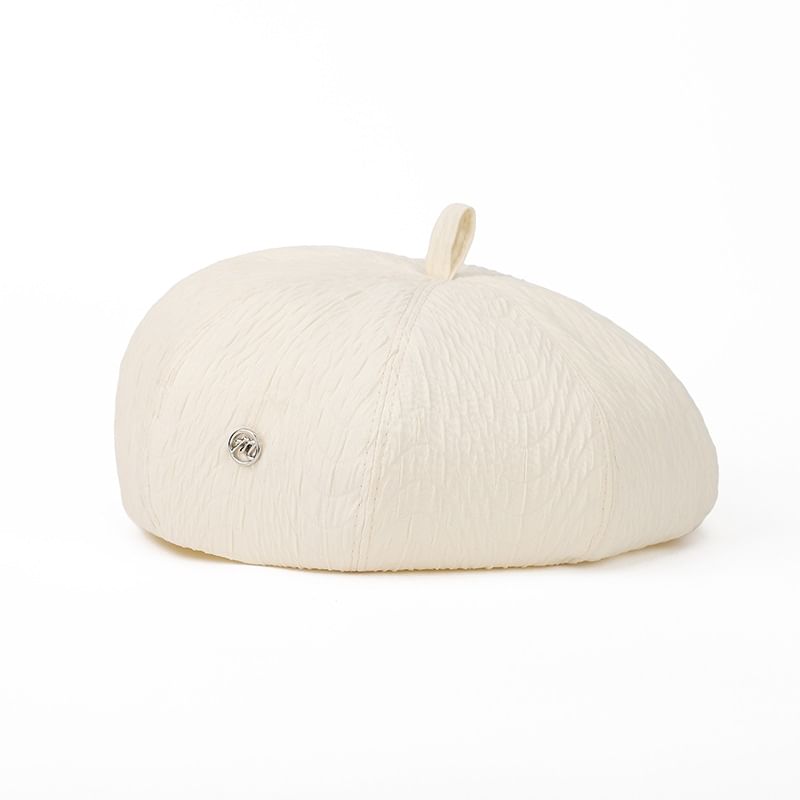 Beret Plain Cotton