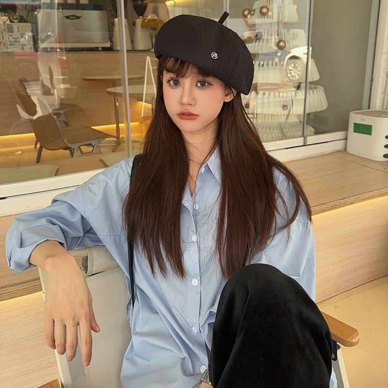 Beret Plain Cotton