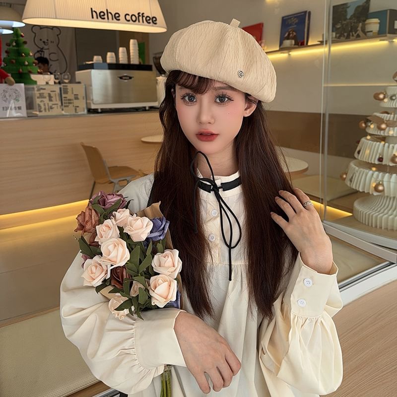 Beret Plain Cotton