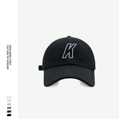 Baseball Cap Embroidered Letter