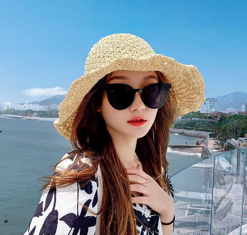 Sample Flower Straw Sun Hat